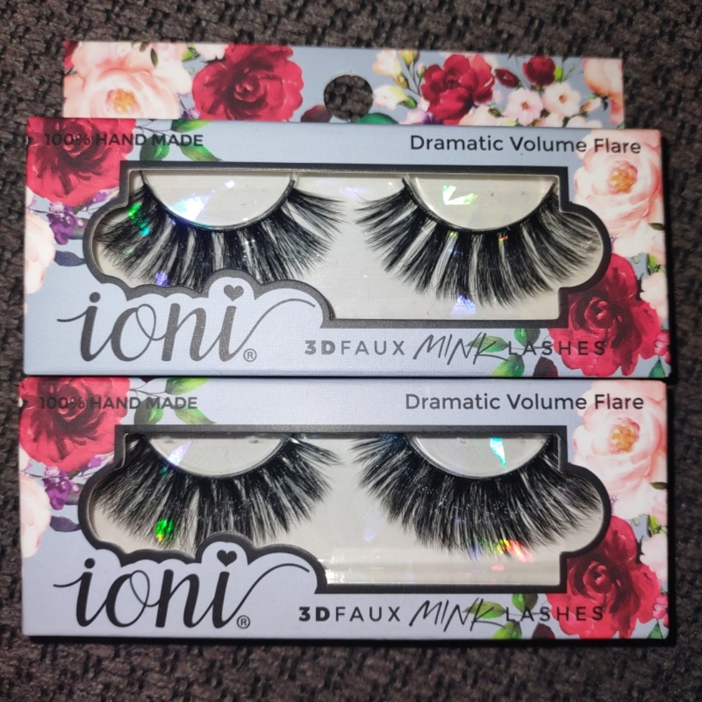 Ioni Dramatic Volume Flare Faux Mink Lashes -2pack